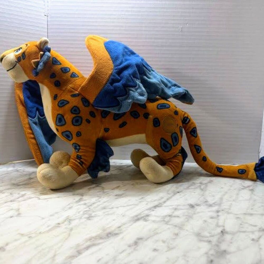 Disney Store ELENA OF AVALOR Stuffed Large Plush SKYLAR Jaquin Flying Leopard